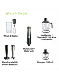 Braun MultiQuick 9 hand blender black 1200W British product