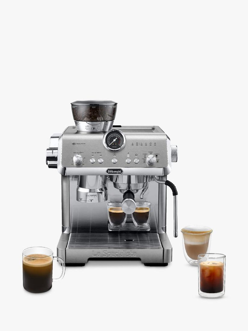 De'Longhi La Specialista Opera silver coffee machine - British product