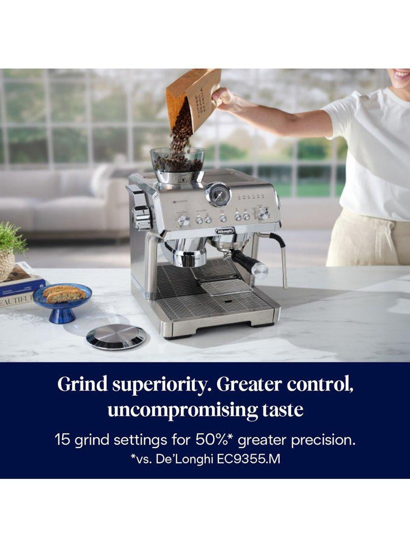 De'Longhi La Specialista Opera silver coffee machine - British product