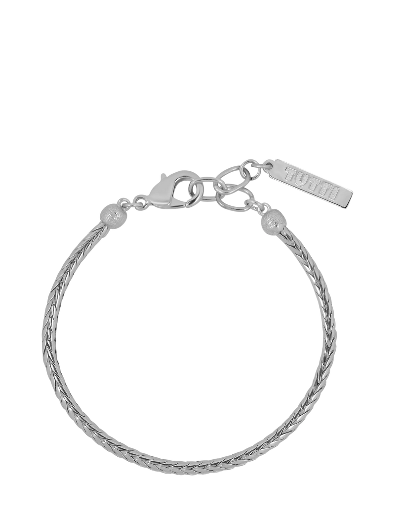 Tutti silver snake chain bracelet 19.7cm - British product