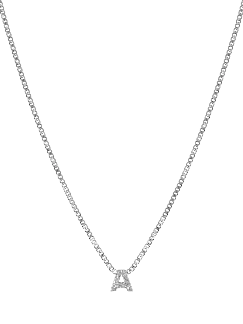 Tutti silver plated alphabet pendant necklace (British brand)