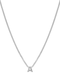 Tutti silver plated alphabet pendant necklace (British brand)