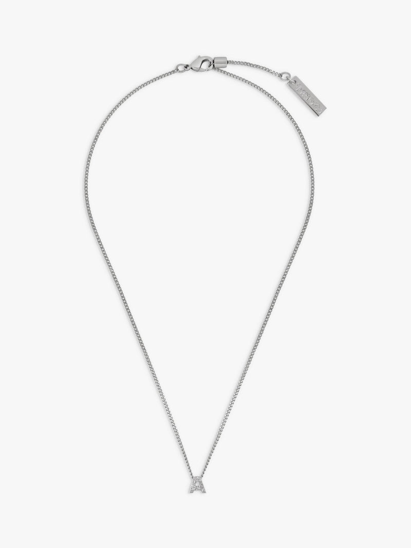 Tutti silver plated alphabet pendant necklace (British brand)