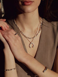 Tutti gold plated chain necklace 47cm, UK version
