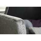 GFW Verona grey velvet storage seat 87.4L, UK version