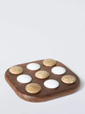 John Lewis wood and marble tic tac toe game, imported from the UK