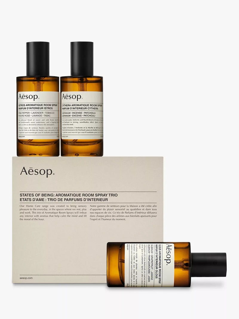 Aesop States of Being room spray trio 150ml, UK version