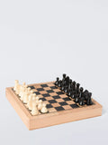 John Lewis wood chess and draughts set, UK version