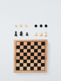 John Lewis wood chess and draughts set, UK version