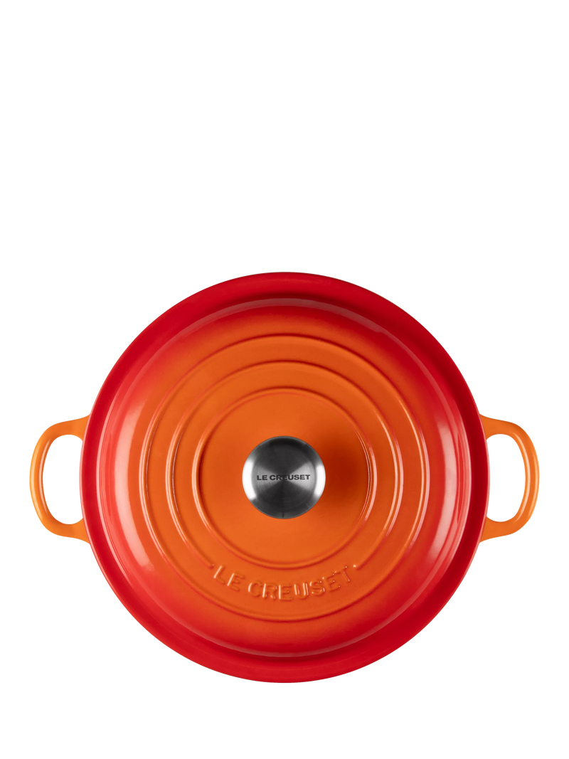 Le Creuset Cast Iron Signature Shallow Casserole 22cm, UK version