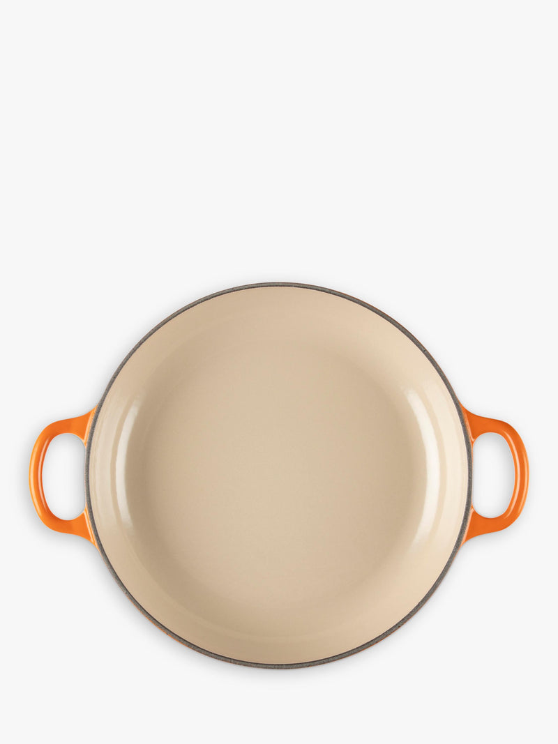 Le Creuset Cast Iron Signature Shallow Casserole 22cm, UK version