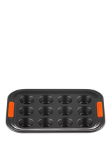 John Lewis Carbon Steel Non-Stick Mini Muffin Tray, 12 Cup- Buy online at McGrocer