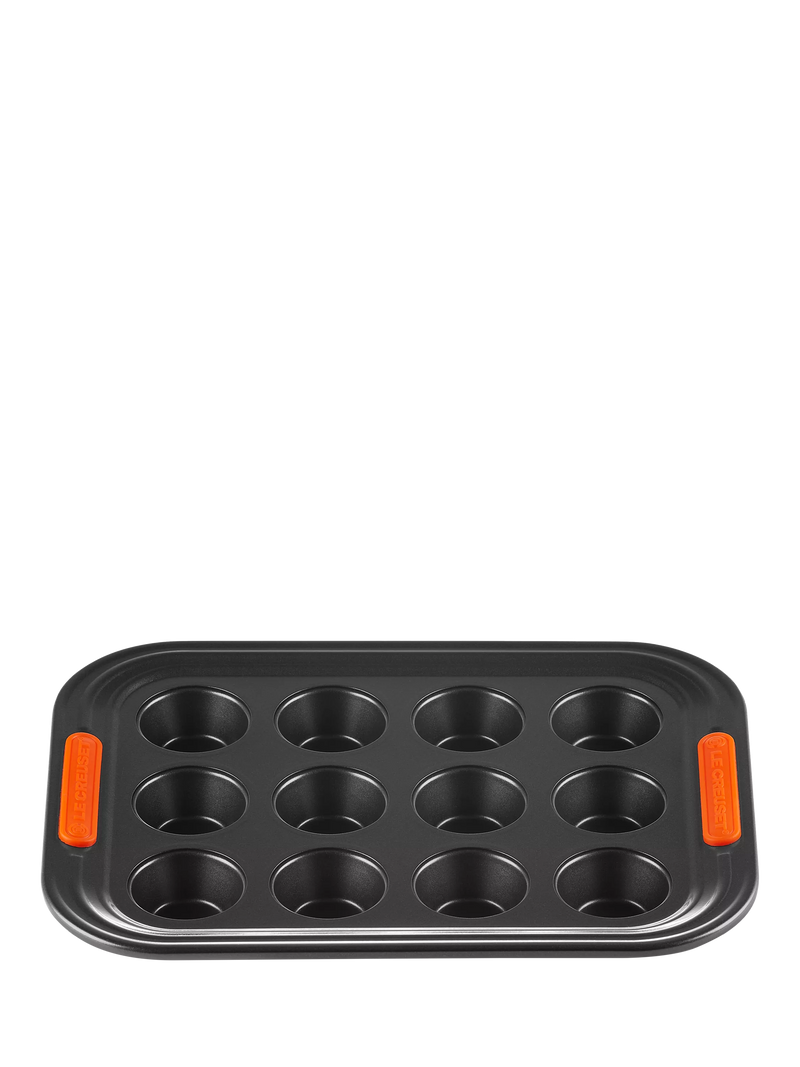 Le Creuset carbon steel non-stick mini muffin tray 12 cup, UK version