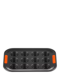 Le Creuset carbon steel non-stick mini muffin tray 12 cup, UK version