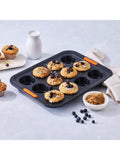 Le Creuset carbon steel non-stick mini muffin tray 12 cup, UK version