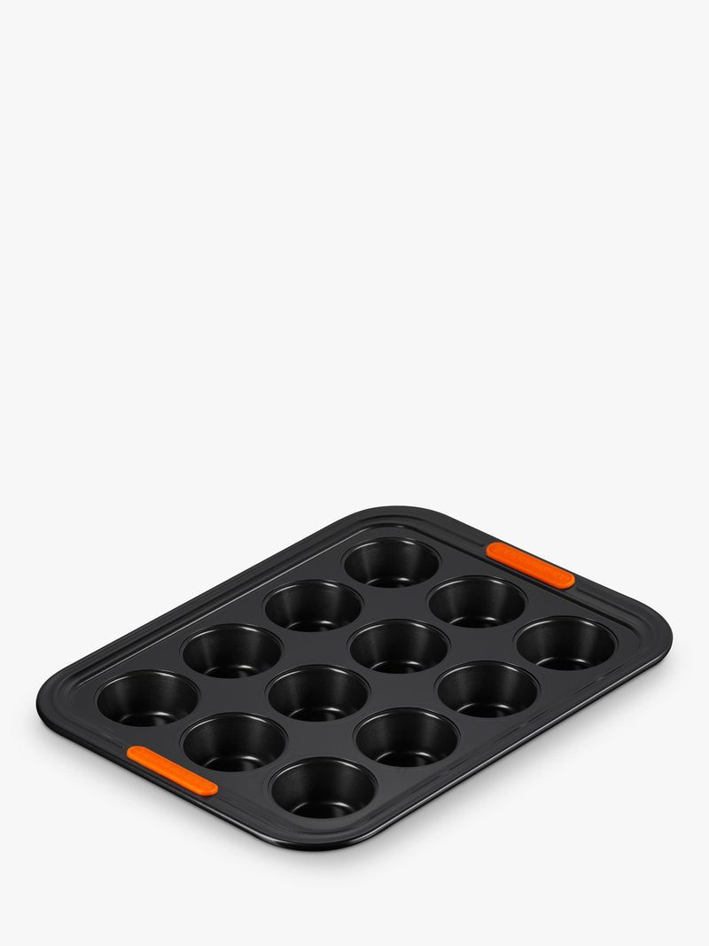 Le Creuset carbon steel toughened non-stick muffin tray 12 cup, UK version