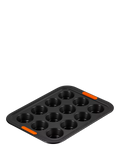 Le Creuset carbon steel toughened non-stick muffin tray 12 cup, UK version