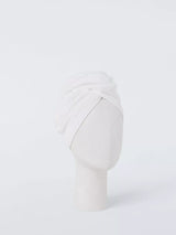 John Lewis John Lewis Organic Cotton Hair Wrap White Hair Turban- Buy online at McGrocer