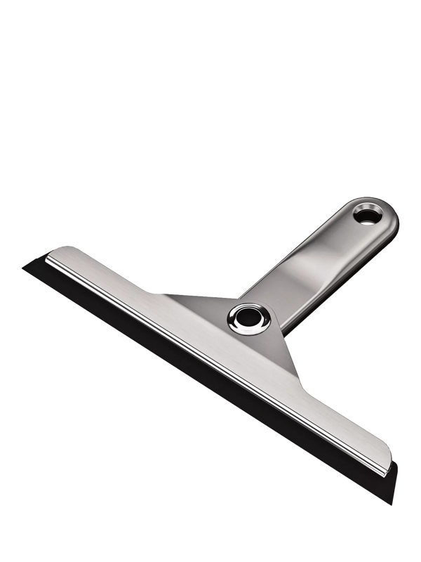 Foldaway Squeegee with Die-Cast Zinc Handle and Suction Cup