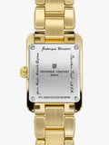 Frederique Constant women's carree bracelet strap gold watch - British product