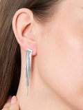 Jools by Jenny Brown beaded drop earrings 7cm, imported from the UK