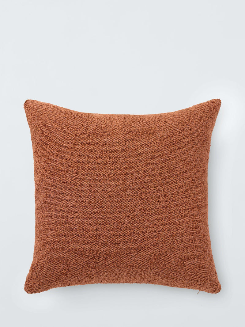 John Lewis square boucle fabric cushion for sofas and armchairs, UK version