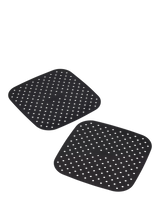 John Lewis Tala Square Silicone Reusable Air Fryer Base Liner, Set of 2, 19cm- Buy online at McGrocer