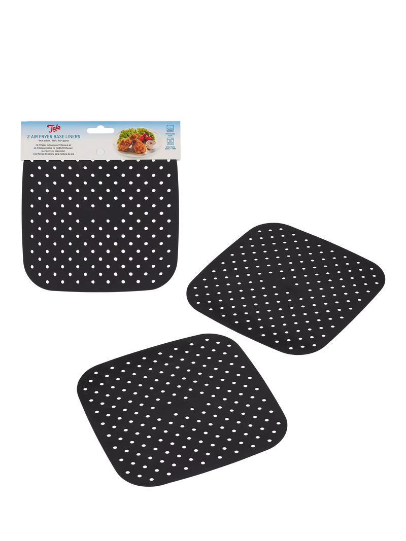 Tala air fryer liner set of 2 square 19cm, imported from the UK