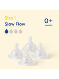 MAM Skinsoft Slow Flow Teat pack of 4, UK version