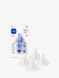 MAM skinsoft medium flow teat pack of 4, imported from the UK