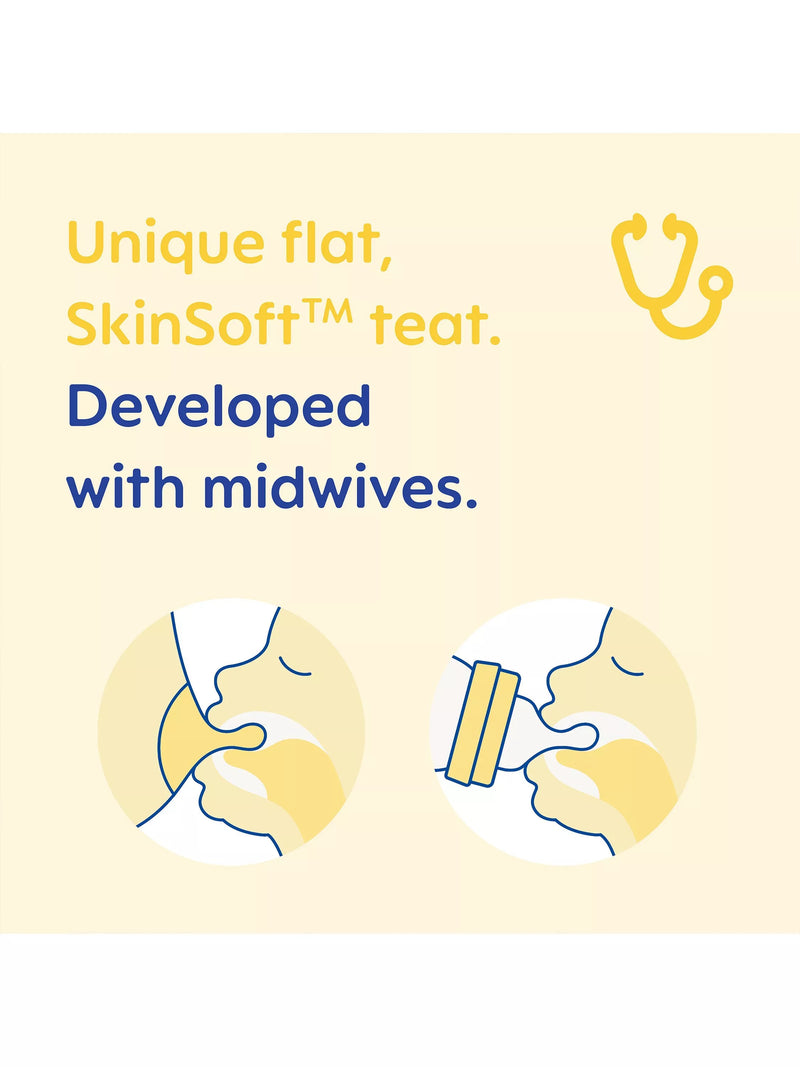 MAM skinsoft medium flow teat pack of 4, imported from the UK