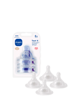 John Lewis MAM Skinsoft Cross Cut Teat Baby Bottle Teat Pack of 4- Buy online at McGrocer