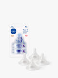 MAM Skinsoft Cross Cut Teat pack of 4, imported from the UK