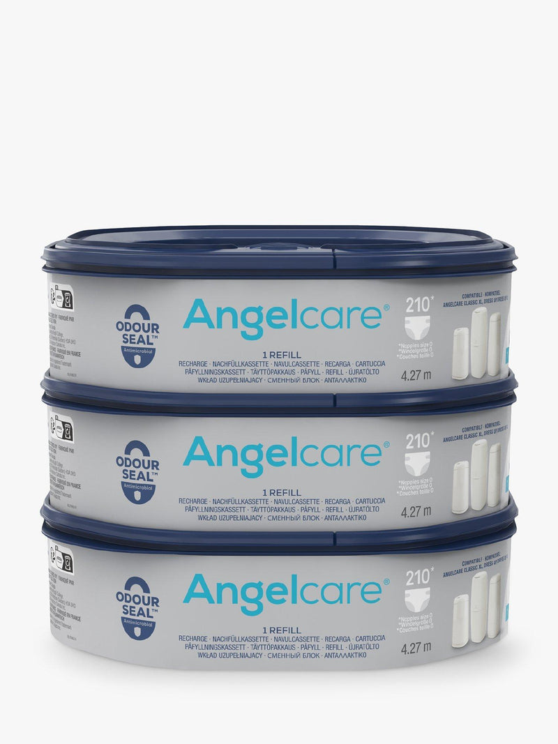 Angelcare Octagonal XL nappy bin refills pack of 3 - British product