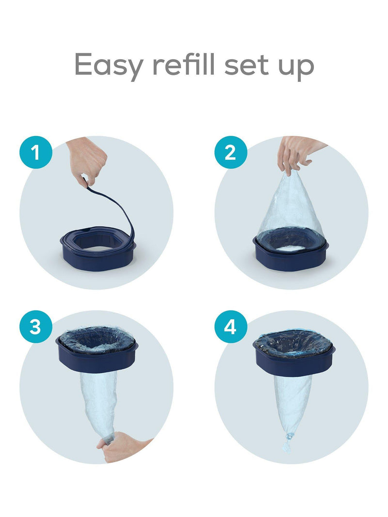 Angelcare Octagonal XL nappy bin refills pack of 3 - British product