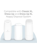Angelcare Octagonal XL nappy bin refills pack of 3 - British product