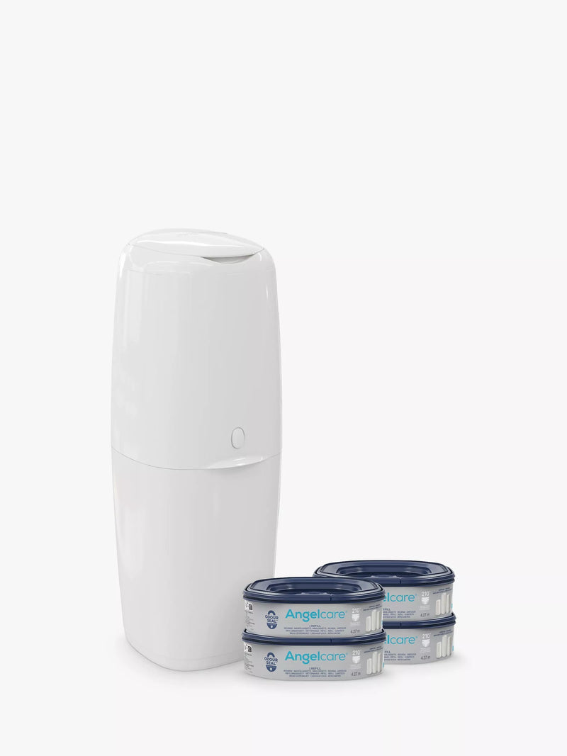 Angelcare Classic XL nappy bin and refill bundle - British product