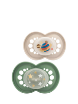 John Lewis MAM Night Glow in the Dark Soother 6-18 Months Pack of 2- Buy online at McGrocer