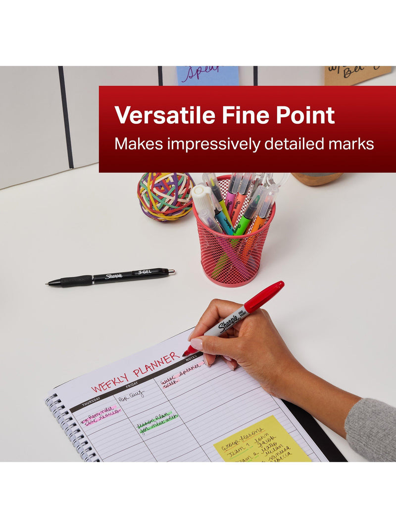 Sharpie permanent marker pens set of 12 multi fine point, UK version