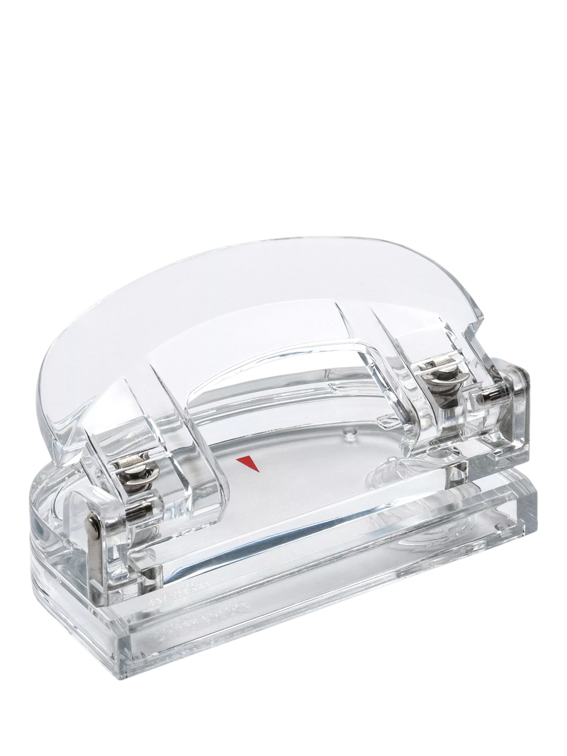 Osco acrylic hole punch clear 12-sheet capacity - British product