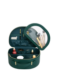 Stackers vanity case in forest green (British brand)