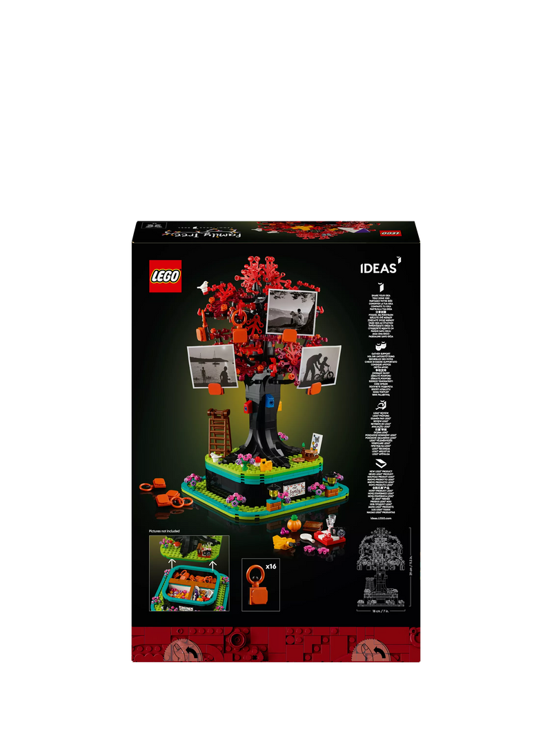LEGO Ideas family tree keepsake display ornament 1040 pieces - British product