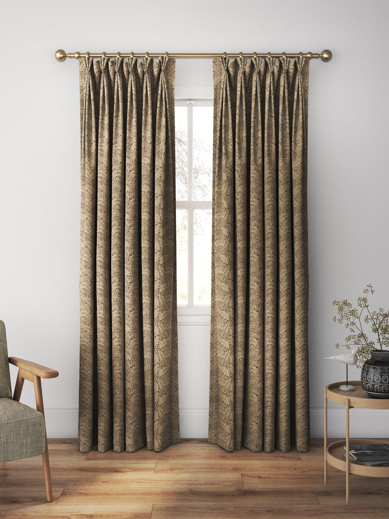 William Morris At Home Larkspur Berry made-to-measure curtain, British brand