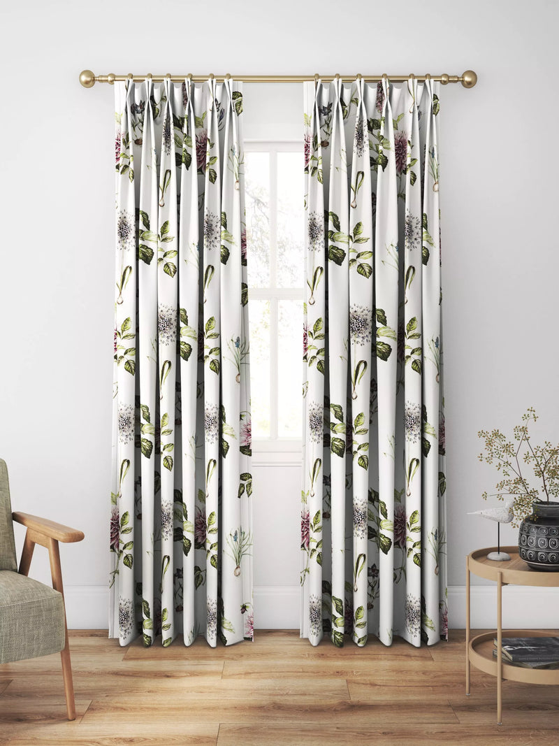 Clarke & Clarke Roseraie Summer made to measure curtains - British product