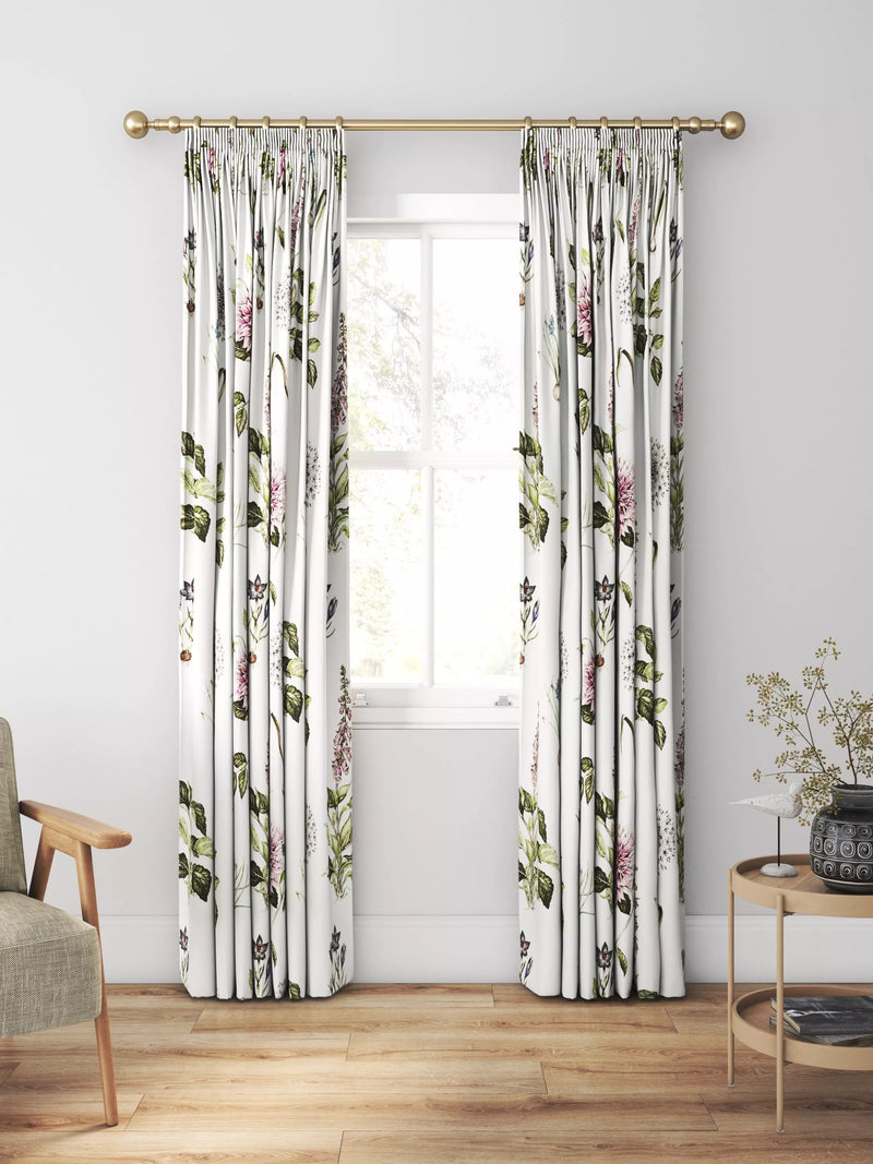Clarke & Clarke Roseraie Summer made to measure curtains - British product
