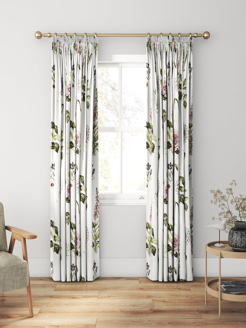 Clarke & Clarke Roseraie Summer made to measure curtains - British product