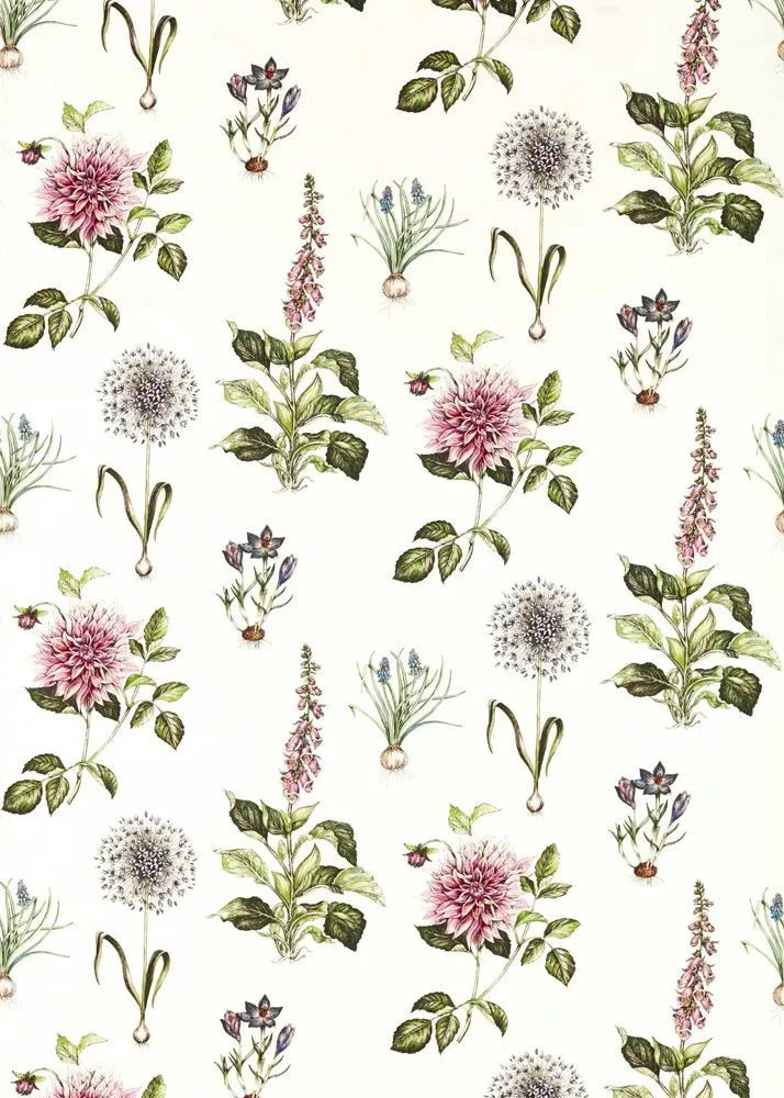 Clarke & Clarke Roseraie Summer made to measure curtains - British product