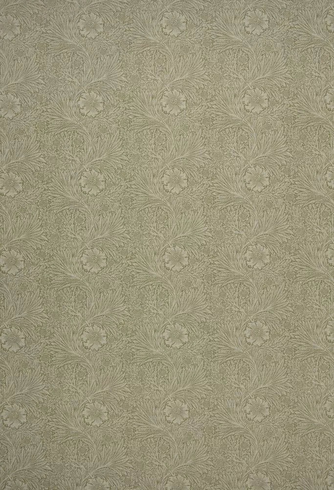 William Morris At Home Marigold woven curtains in Nettle, UK version