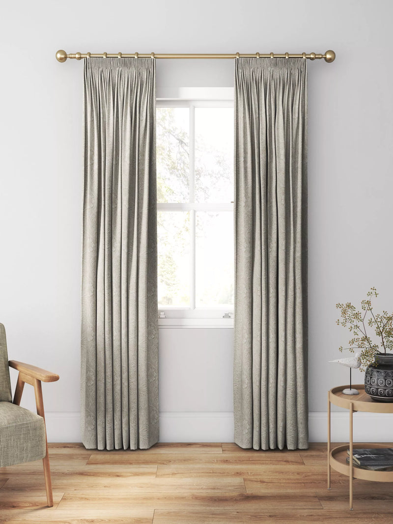William Morris At Home Marigold woven curtains in Nettle, UK version