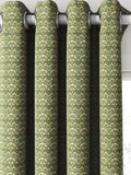 William Morris At Home Strawberry Thief velvet curtains Nettle - British product